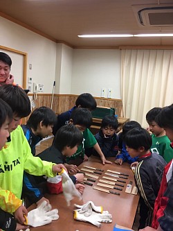 2/1〜2/2 遠征 お箸作り