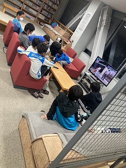 遠征、宿泊先で。